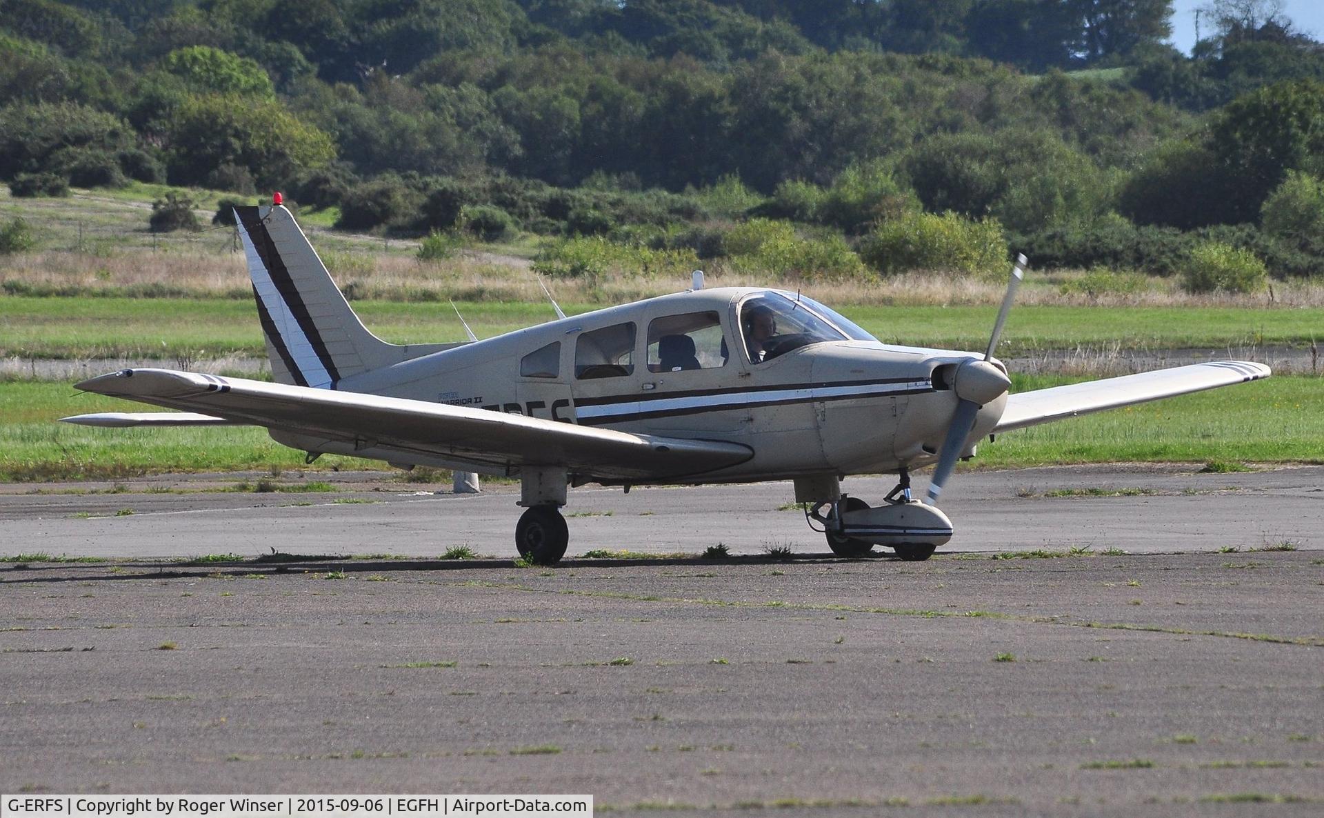 G-ERFS, 1982 Piper PA-28-161 Cherokee Warrior II C/N 28-8216051, Visiting Cherokee Warrior II.