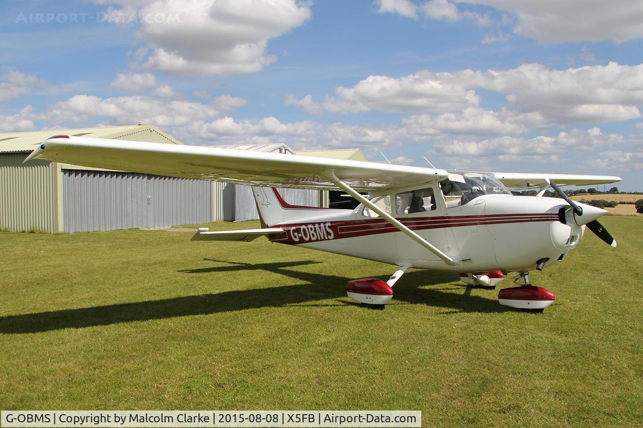 G-OBMS, 1977 Reims F172N Skyhawk C/N 1584, Reims F172N Skyhawk at Fishburn Airfield, August 8th 2015.
