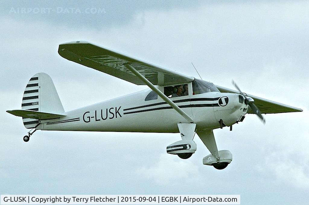 G-LUSK, 1947 Luscombe 8F Silvaire C/N 3795, At 2015 LAA Rally