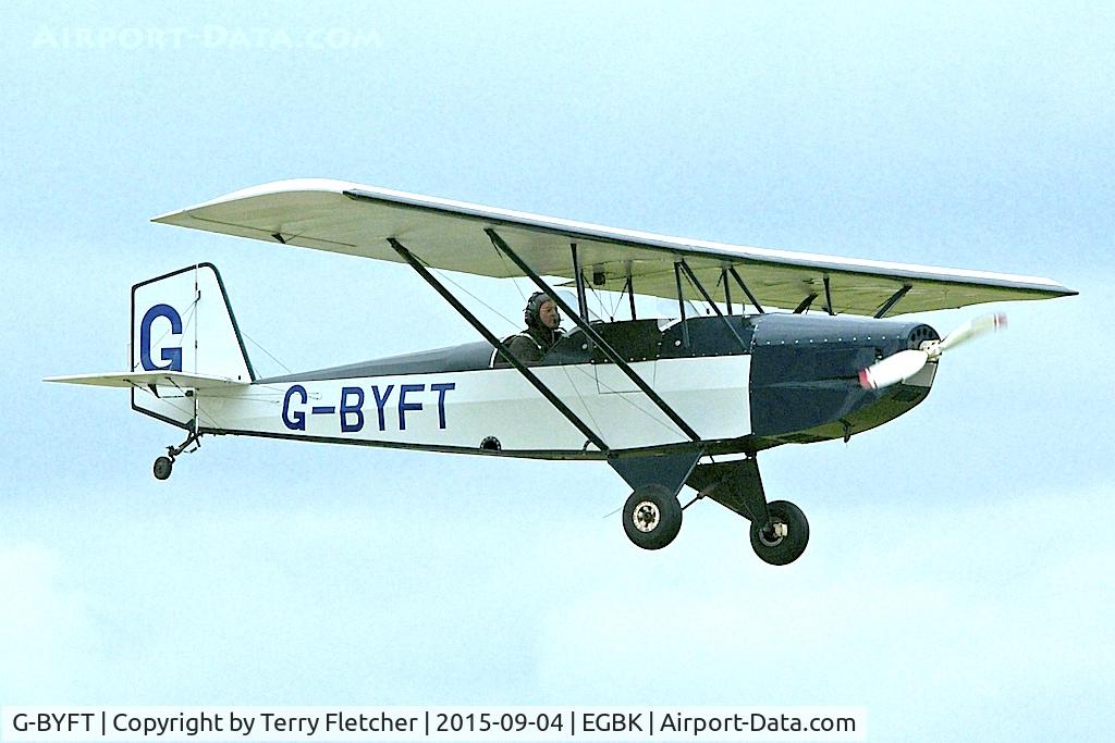 G-BYFT, 2003 Pietenpol Air Camper C/N PFA 047-13057, At 2015 LAA Rally
