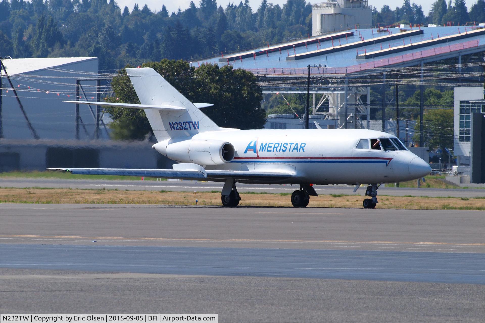 N232TW, 1966 Dassault Falcon 20C C/N 32, 1966 Dassault Falcon at Boeing Field
