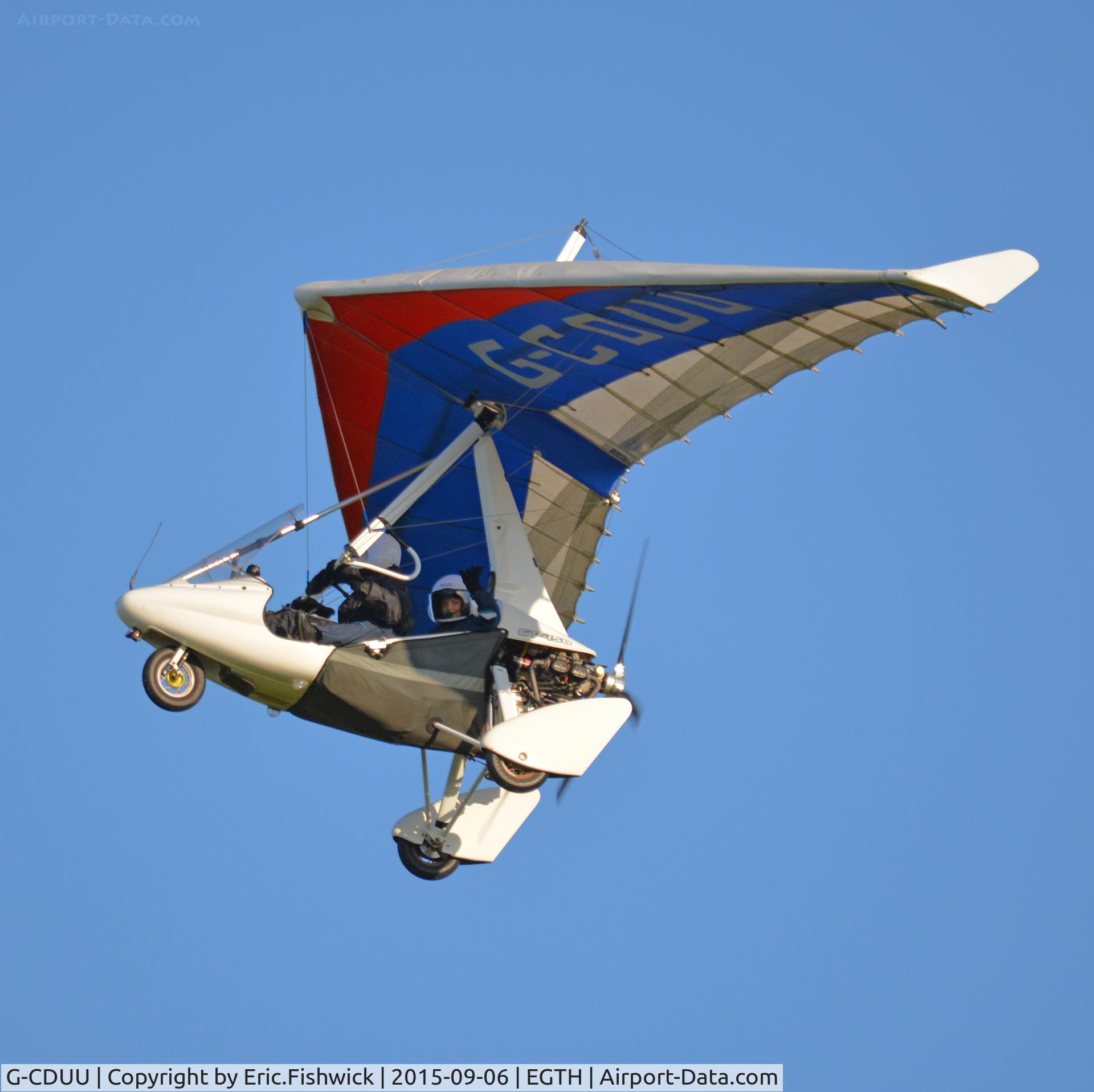 G-CDUU, 2006 P&M Aviation Quik GT450 C/N 8165, 41. G-CDUU departing The Shuttleworth Pagent Airshow, Sept. 2015.