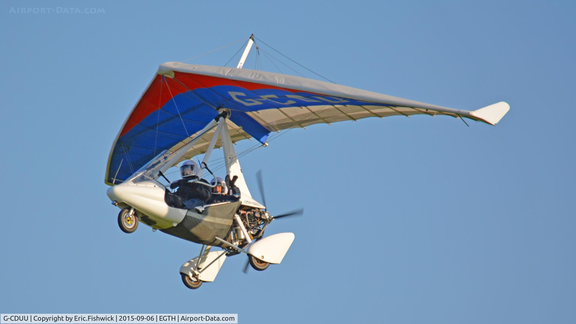 G-CDUU, 2006 P&M Aviation Quik GT450 C/N 8165, 44. G-CDUU departing The Shuttleworth Pagent Airshow, Sept. 2015.