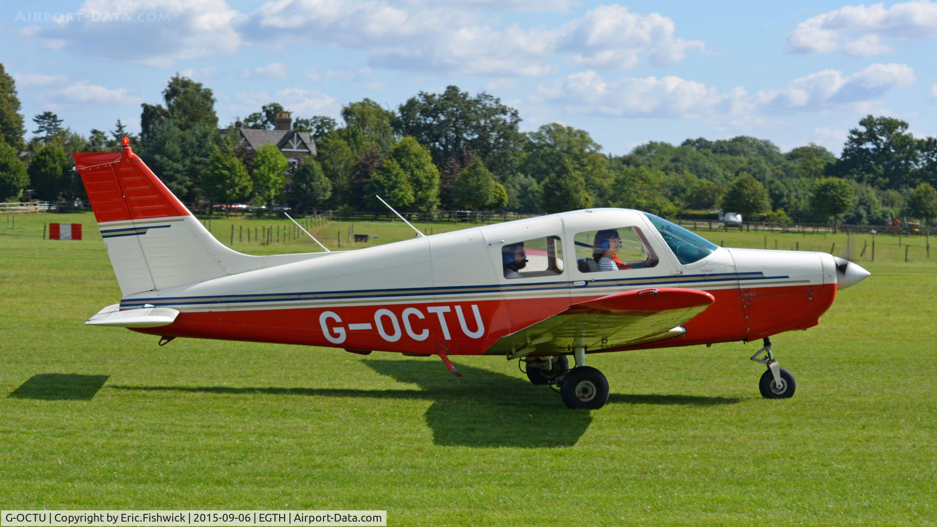 G-OCTU, 1989 Piper PA-28-161 Cadet C/N 2841280, 2. G-OCTU arriving at The Shuttleworth Pagent Airshow, Sept. 2015.