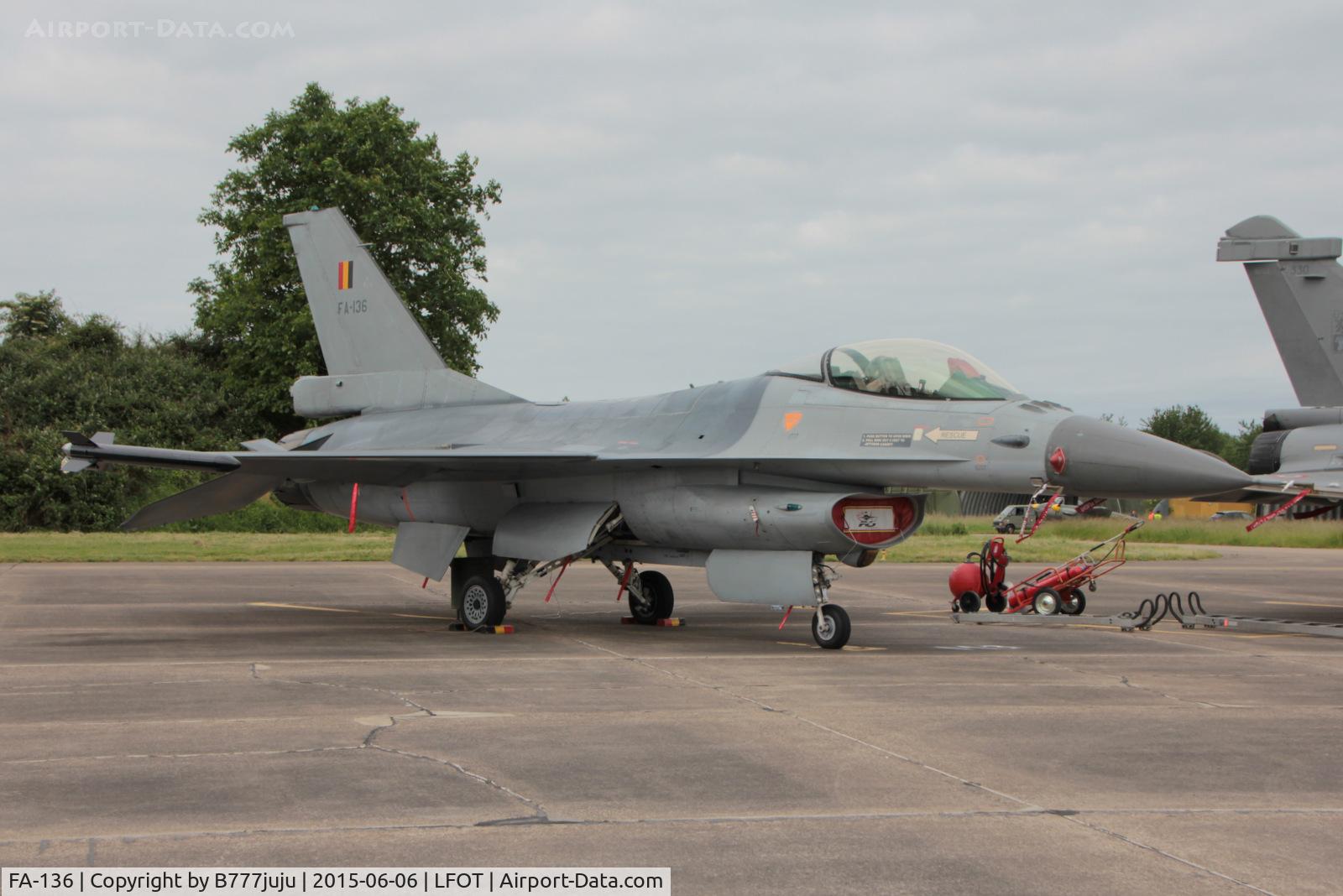 FA-136, SABCA F-16AM Fighting Falcon C/N 6H-136, at Tours
