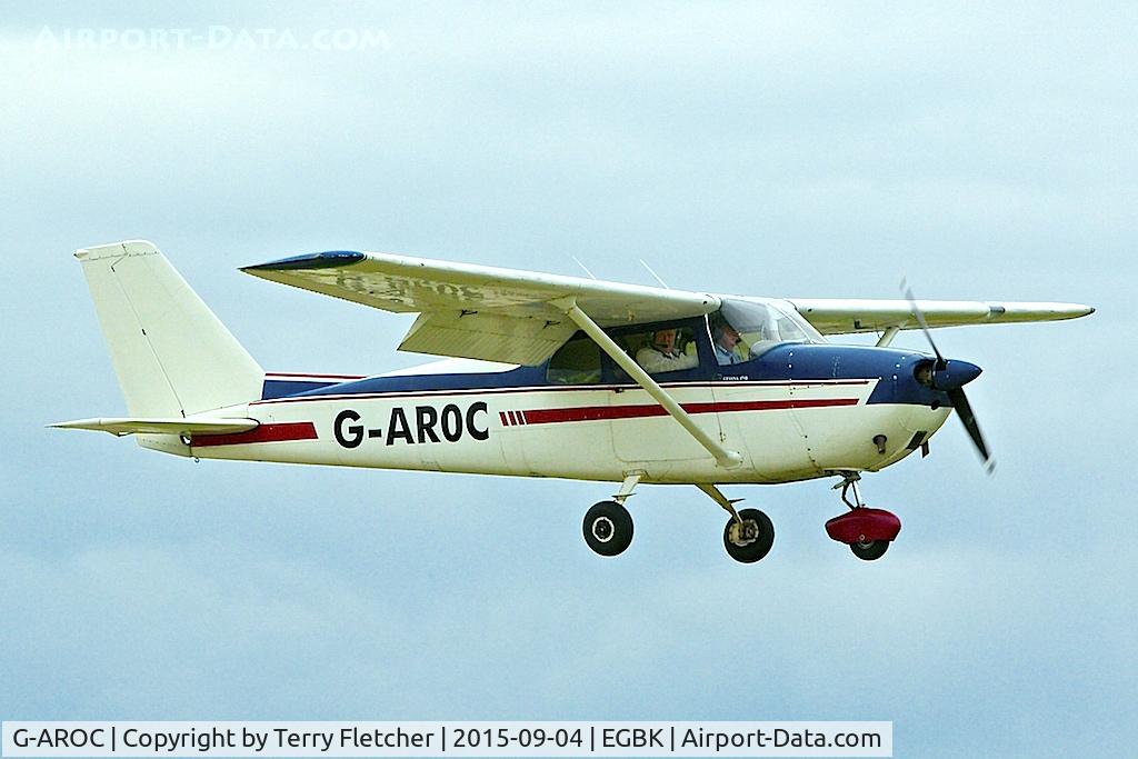 G-AROC, 1961 Cessna 175B  Skylark C/N 175-56997, At 2015 LAA Rally at Sywell