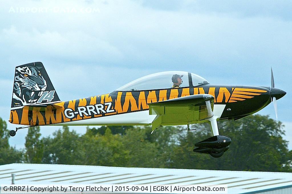 G-RRRZ, 2013 Vans RV-8 C/N PFA 305-15107, At 2015 LAA Rally at Sywell