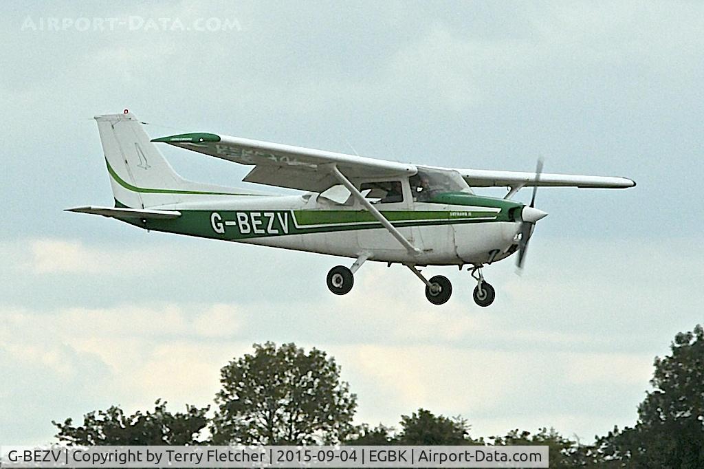 G-BEZV, 1976 Reims F172M Skyhawk Skyhawk C/N 1474, At 2015 LAA Rally at Sywell