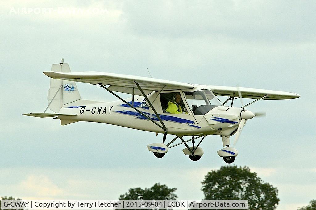 G-CWAY, 2007 Comco Ikarus C42 FB100 C/N 0707-6907, At 2015 LAA Rally at Sywell