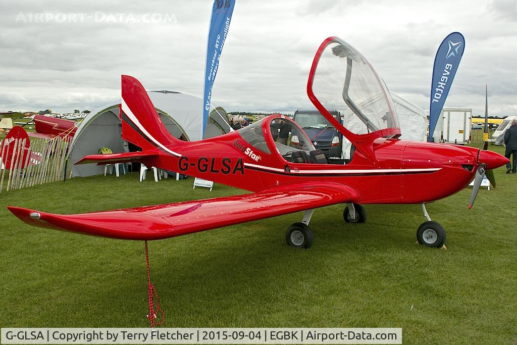 G-GLSA, 2015 Evektor EV-97 Eurostar SL C/N 2014-4216, At 2015 LAA Rally at Sywell