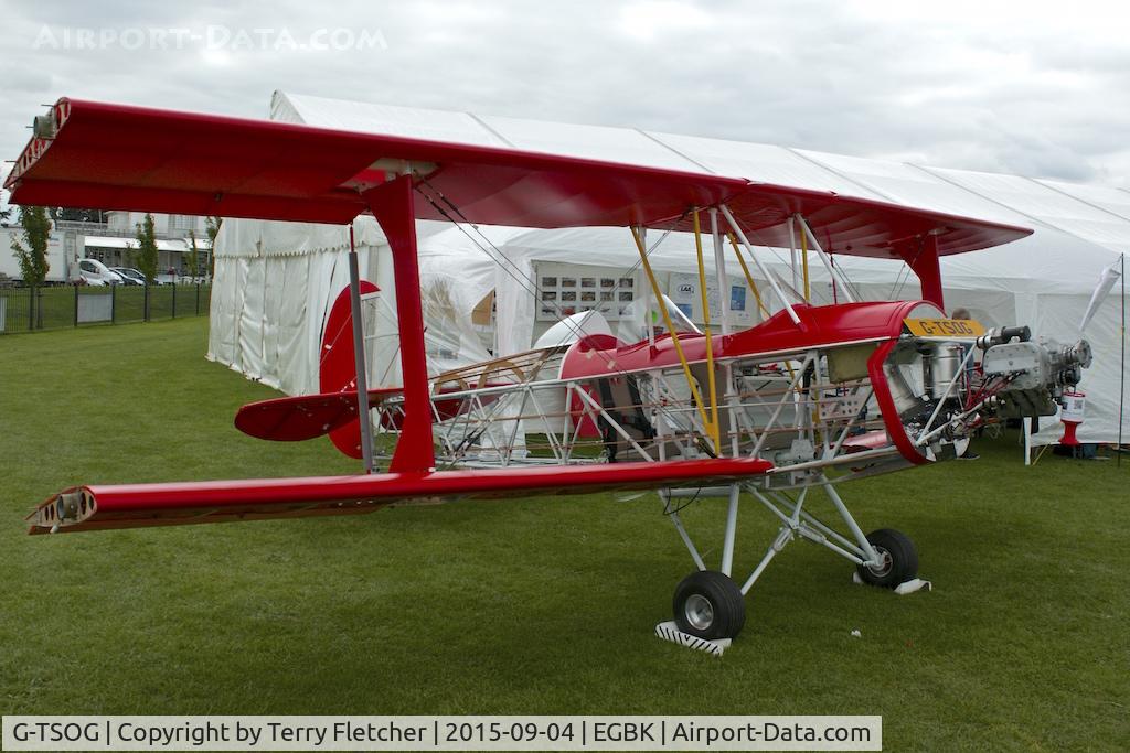 G-TSOG, 2014 TLAC Sherwood Ranger ST C/N LAA 237A-15239, At 2015 LAA Rally at Sywell