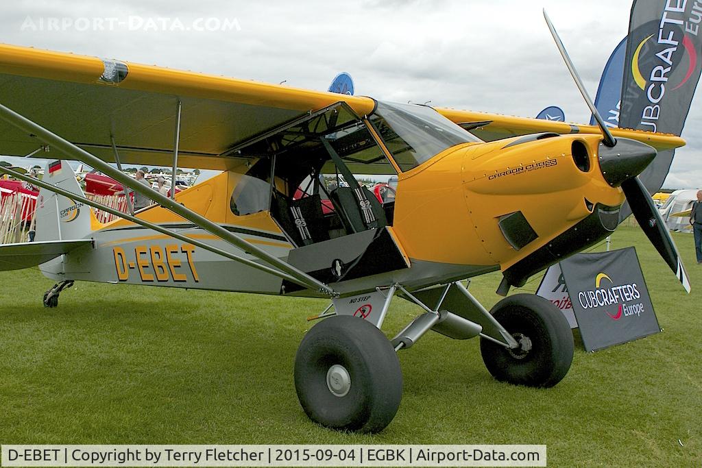 D-EBET, Cub Crafters CC11-160 Carbon Cub SS C/N CC11-00240, At 2015 LAA Rally at Sywell