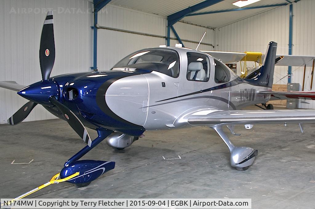 N174MW, 2015 Cirrus SR-22T G5-GTS Platinum C/N 1104, At Sywell UK