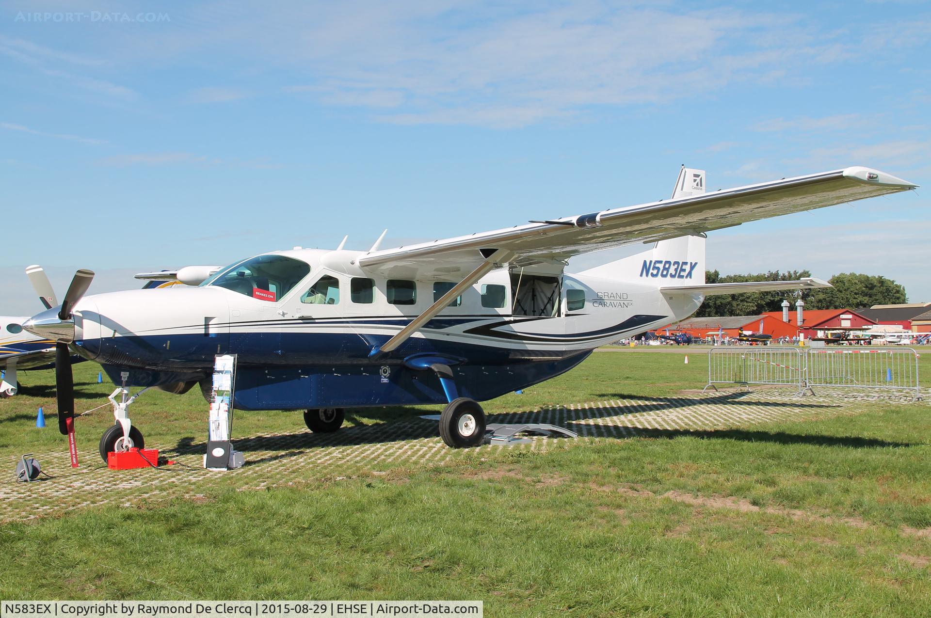 N583EX, 2015 Cessna 208B GrandCaravan EX C/N 208B-5183, Static display at Seppe/Breda airshow.