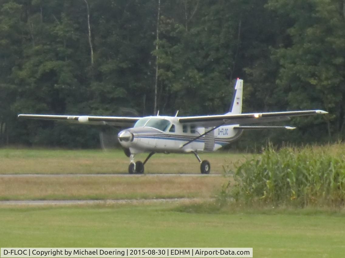 D-FLOC, 1996 Cessna 208B Grand Caravan C/N 208B-0578, On the airfield of Hartenholm, is used for dropping parachutists, chartered by www.my-skyworld.de/