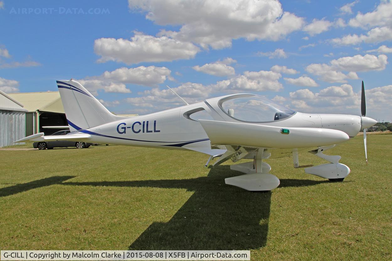 G-CILL, 2014 BRM Aero Bristell NG5 Speed Wing C/N LAA 385-15219, Bristell NG5 Speed Wing, a recently completed self build resident, Fishburn Airfield, August 8th 2015.