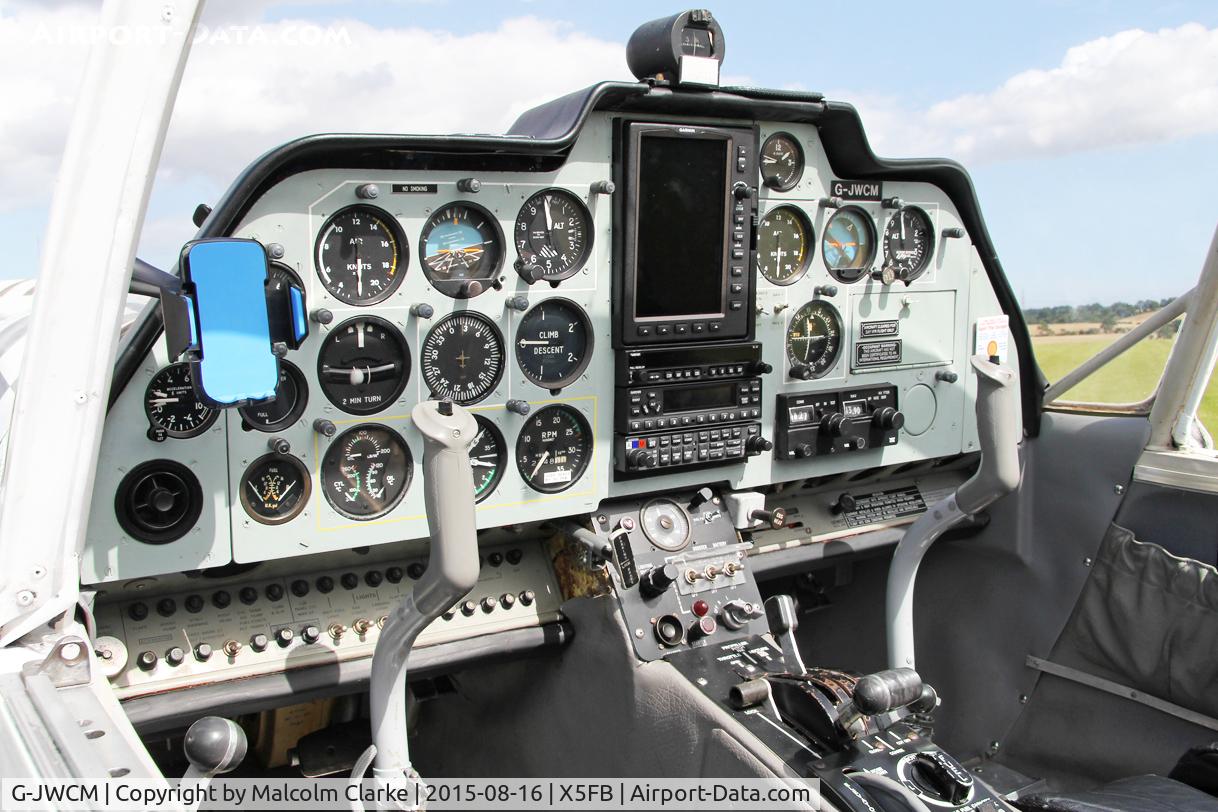 G-JWCM, 1980 Scottish Aviation Bulldog Series 120 Model 1210 C/N BH120/408, Scottish Aviation Bulldog Series 120 Model 1210, a Fishburn Airfield resident, August 16th 2015.