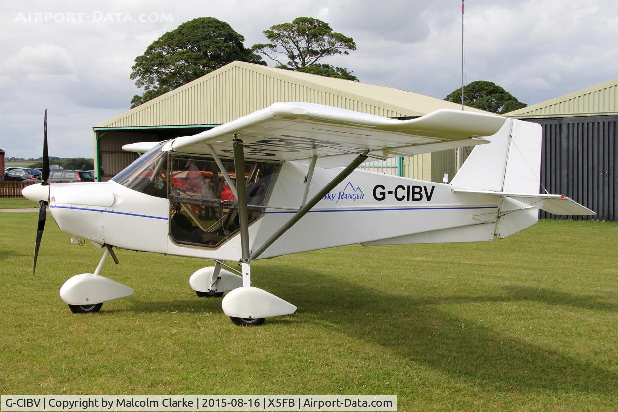 G-CIBV, 2013 Skyranger Swift 912S(1) C/N BMAA/HB/640, Skyranger Swift 912S(1) at Fishburn Airfield, August 16th 2015.