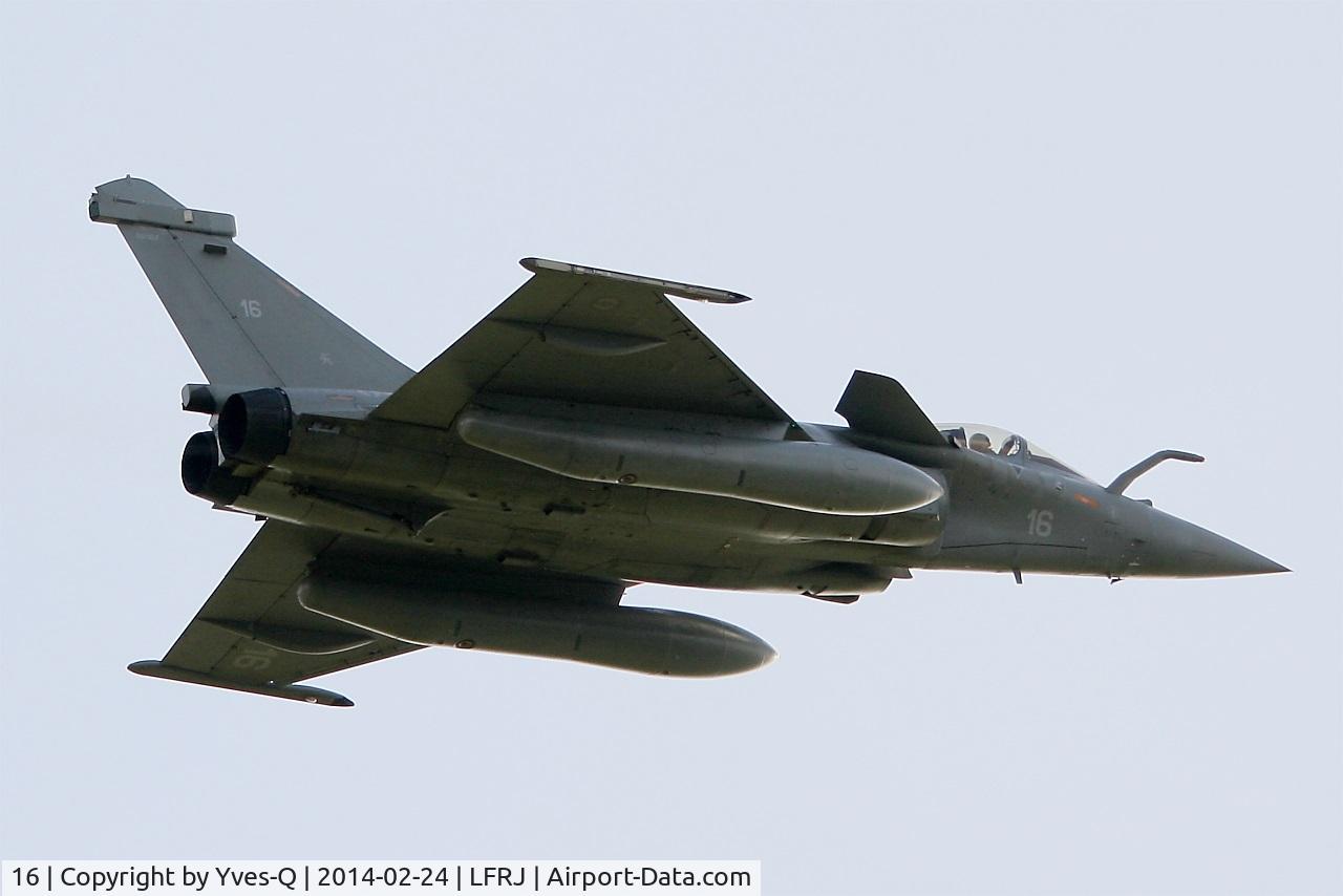 16, Dassault Rafale M C/N 16, Dassault Rafale M, Take off rwy 26, Landivisiau Naval Air Base (LFRJ)