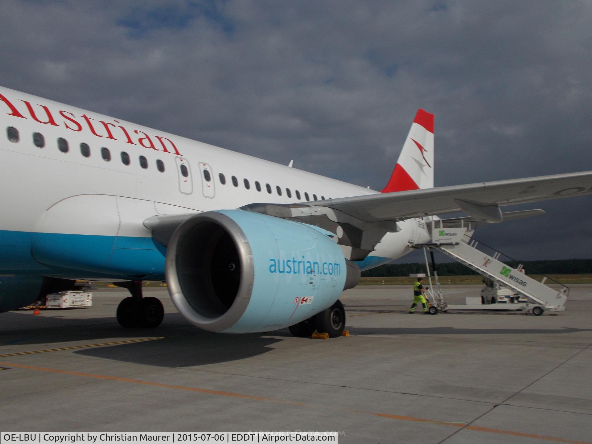 OE-LBU, 2001 Airbus A320-214 C/N 1478, Austrian A320-200