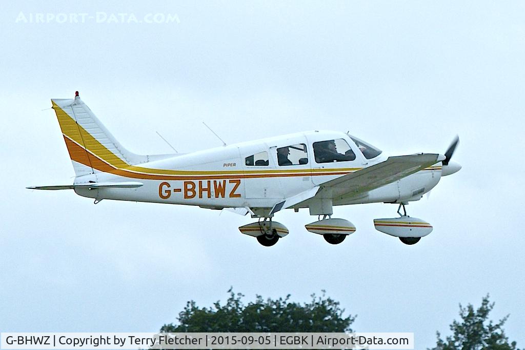 G-BHWZ, 1978 Piper PA-28-181 Cherokee Archer II C/N 28-7890299, At 2015 LAA National Rally at Sywell