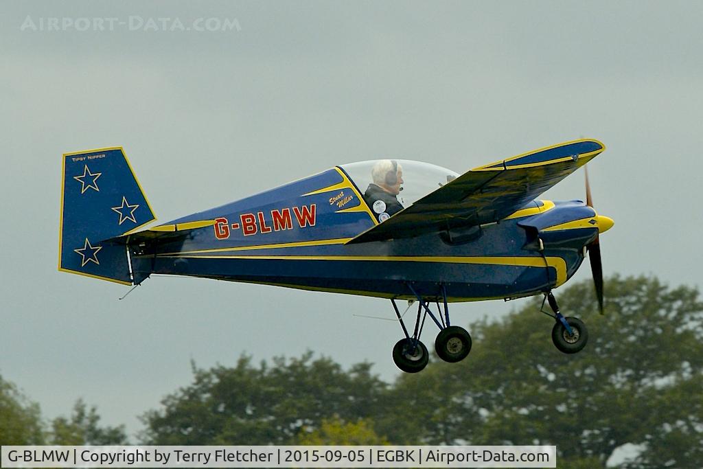 G-BLMW, 1987 Slingsby Tipsy T-66 Nipper 3 C/N PFA 025-11020, At 2015 LAA National Rally at Sywell
