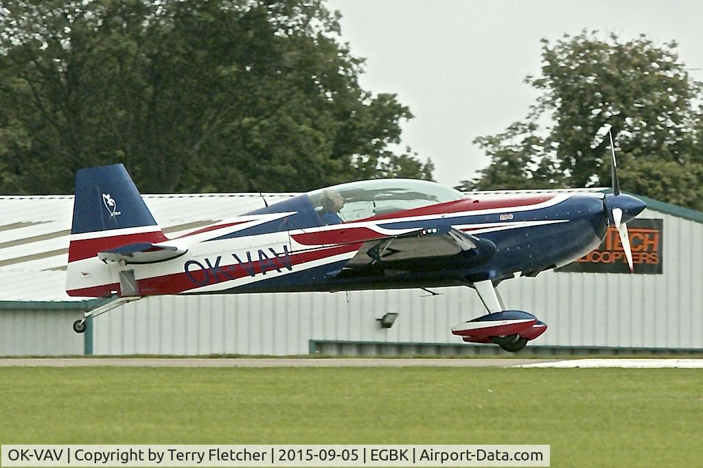 OK-VAV, 2012 Extra EA-300 C/N 1044, At 2015 LAA National Rally at Sywell