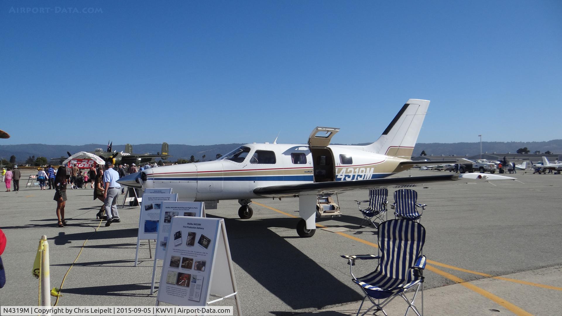 N4319M, 1983 Piper PA-46-310P Malibu C/N 46-8408005, 1983 Piper Malibu on display at the 2015 Watosnville Fly-In.