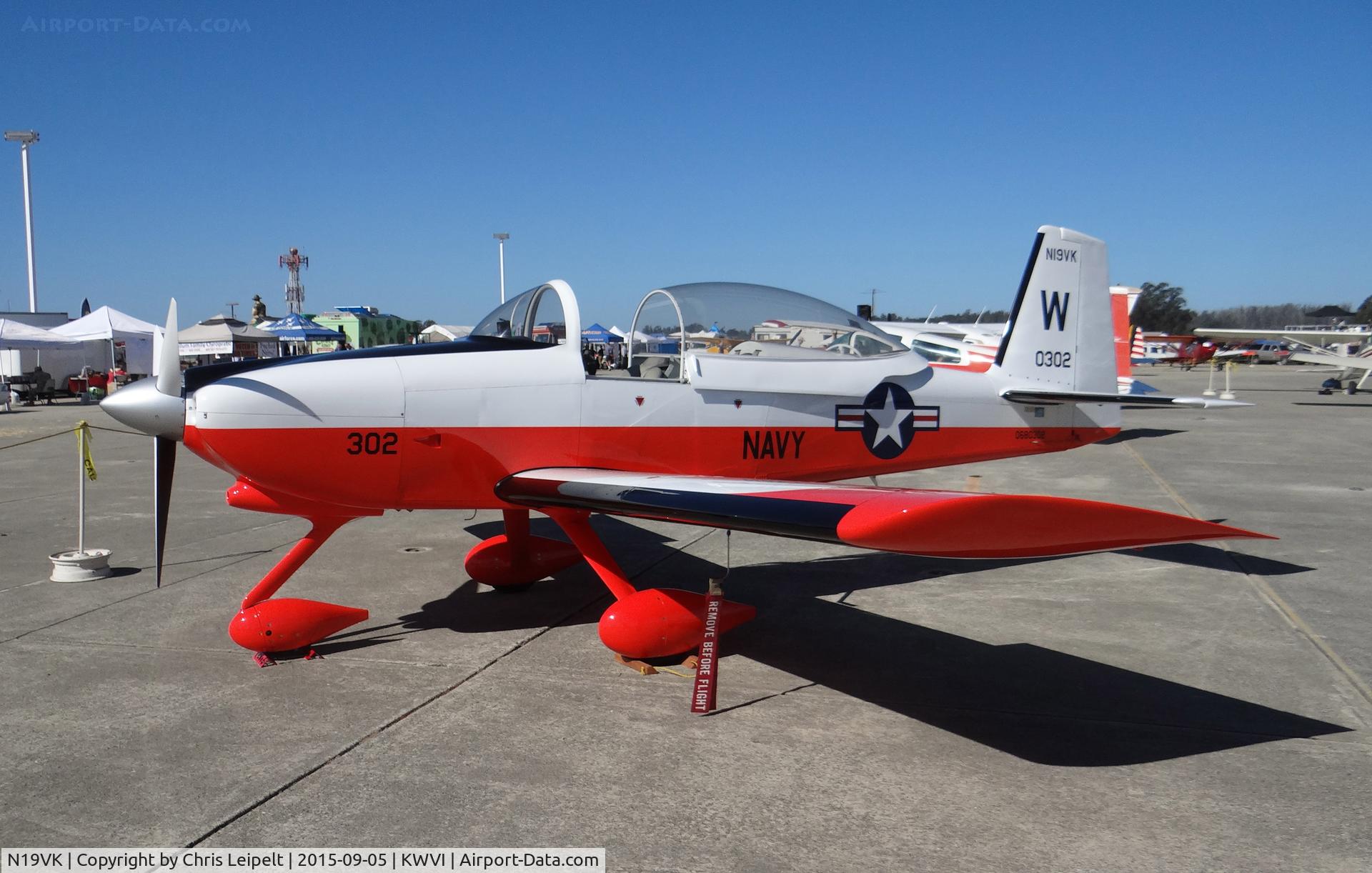 N19VK, 2006 Vans RV-8A C/N 80302, 2006 Vans RV-81 on display at the 2015 Watsonville Fly-In.