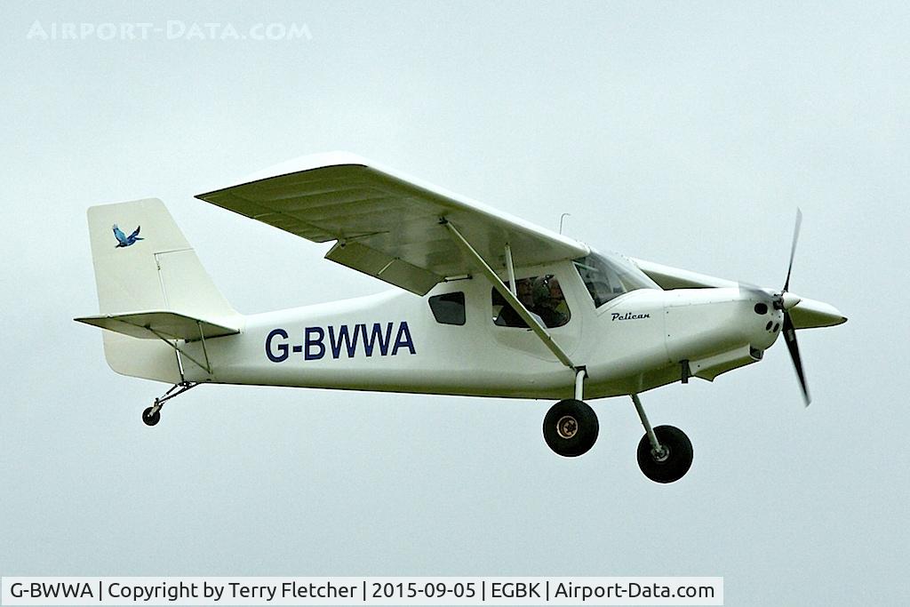 G-BWWA, 1996 Ultravia Pelican Club GS C/N PFA 165-12242, At 2015 LAA National Rally at Sywell