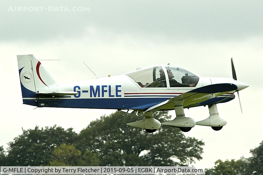 G-MFLE, 1999 Robin HR-200-120B C/N 335, At 2015 LAA National Rally at Sywell