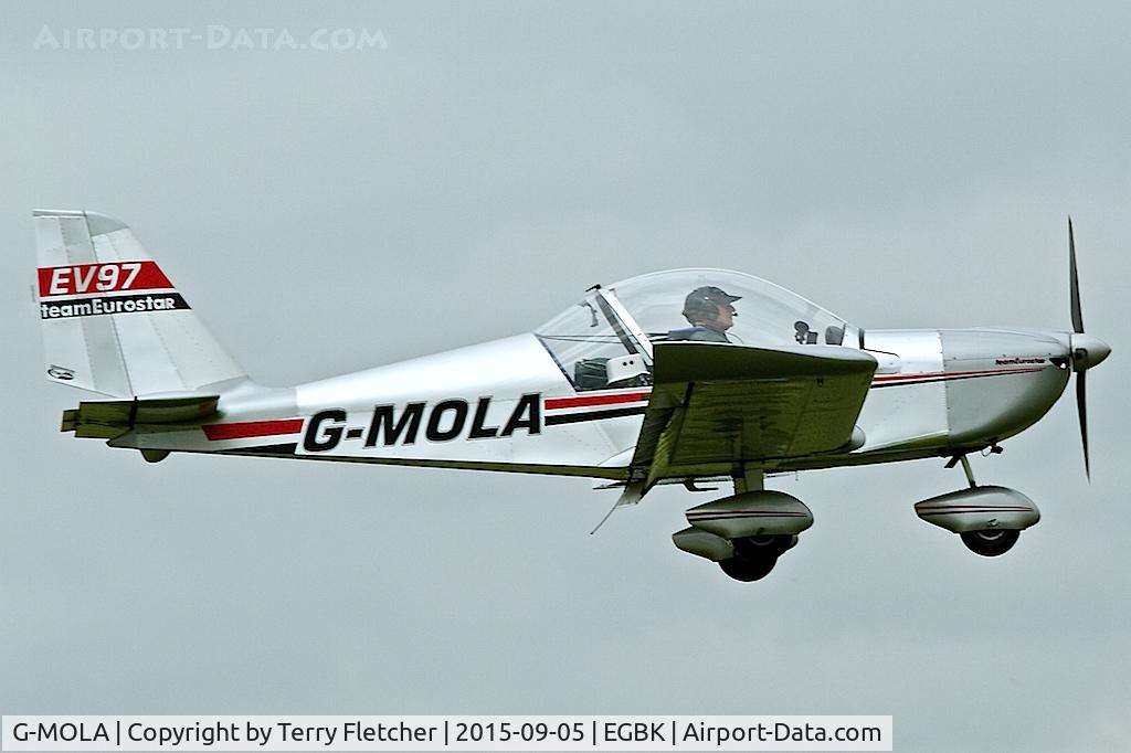 G-MOLA, 2012 Cosmik EV-97 TeamEurostar UK C/N 3937, At 2015 LAA National Rally at Sywell