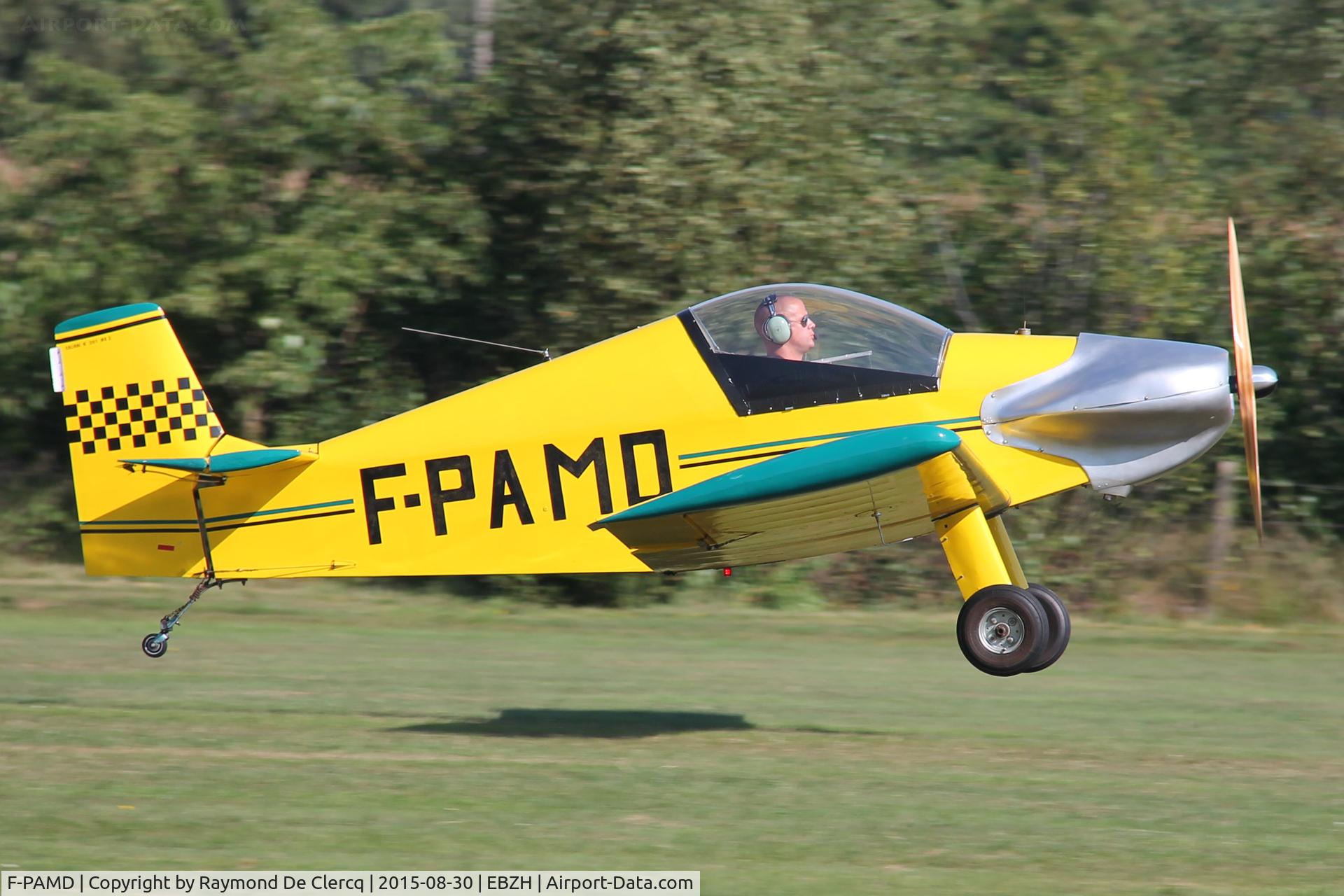 F-PAMD, Brugger MB-2 Colibri C/N 261, Landing at Kiewit/Hasselt.