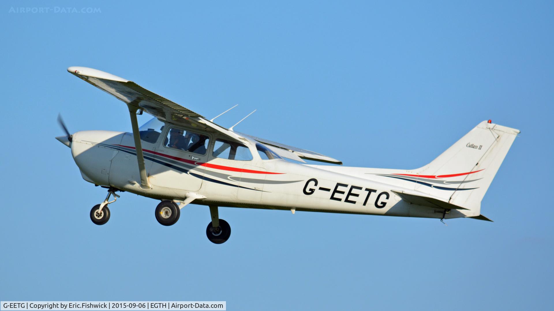 G-EETG, 1983 Cessna 172Q Cutlass Cutlass C/N 17275928, 41. G-EETG departing The Shuttleworth Pagent Airshow, Sept. 2015.