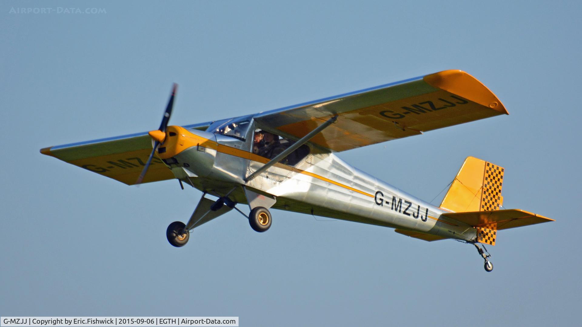G-MZJJ, 1998 Murphy Maverick C/N PFA 259-13016, 41. G-MZJJ departing The Shuttleworth Pagent Airshow, Sept. 2015.