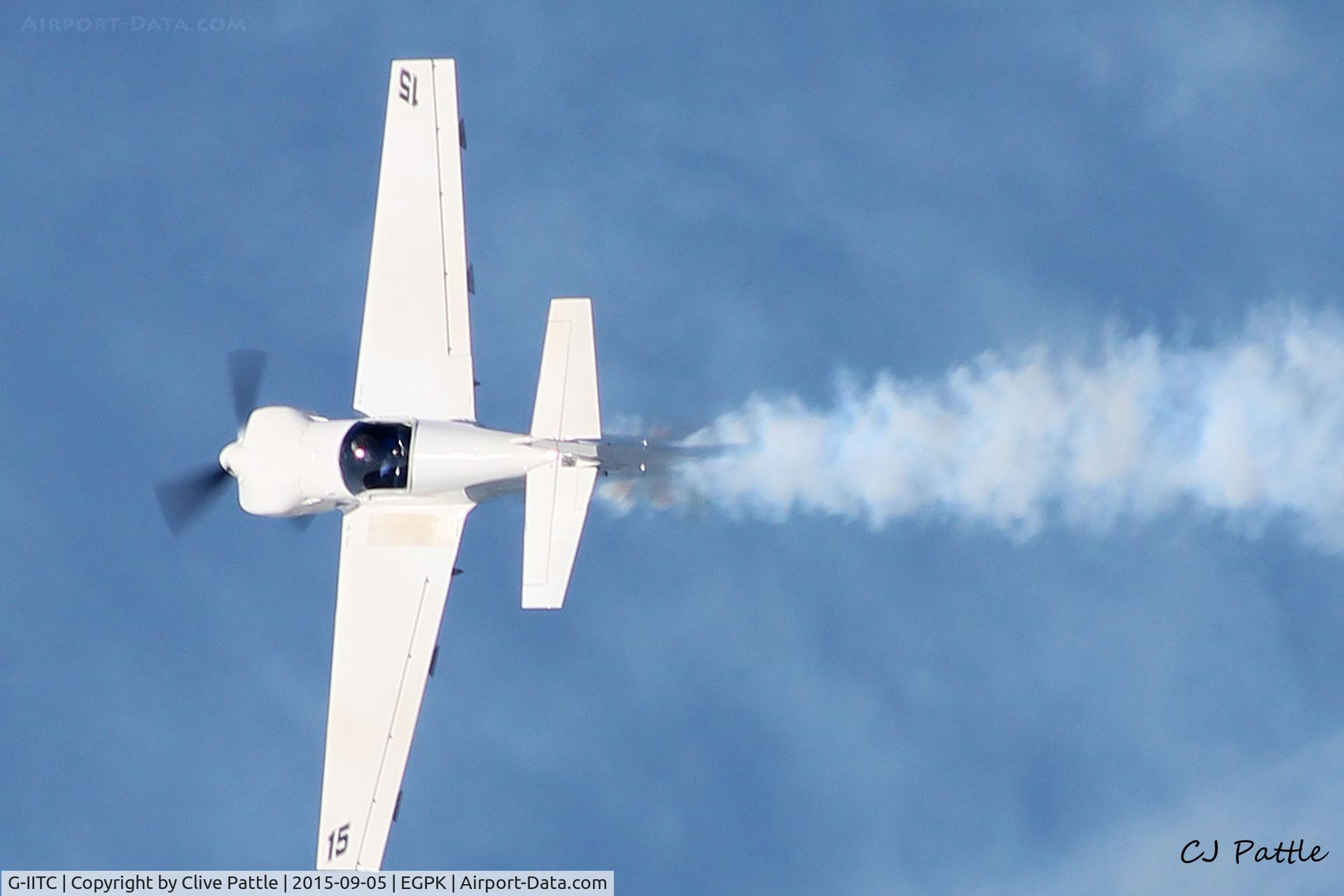 G-IITC, 1998 Cap Aviation CAP-232 C/N 15, Displaying at Ayr seafront during the Scottish Airshow 2015 co-located at the nearby Prestwick EGPK