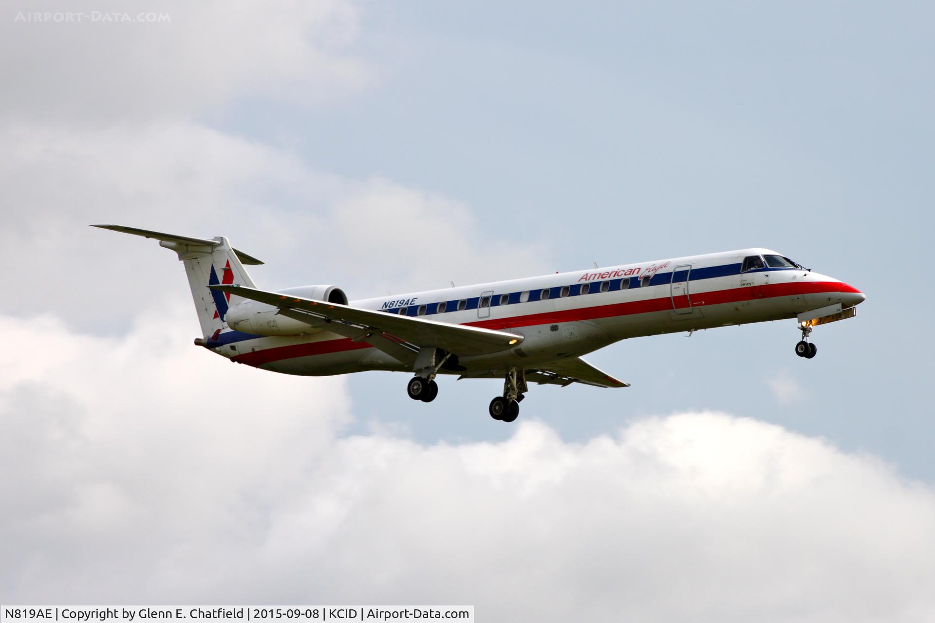 N819AE, 2002 Embraer ERJ-140LR (EMB-135KL) C/N 145566, Final approach Runway 27