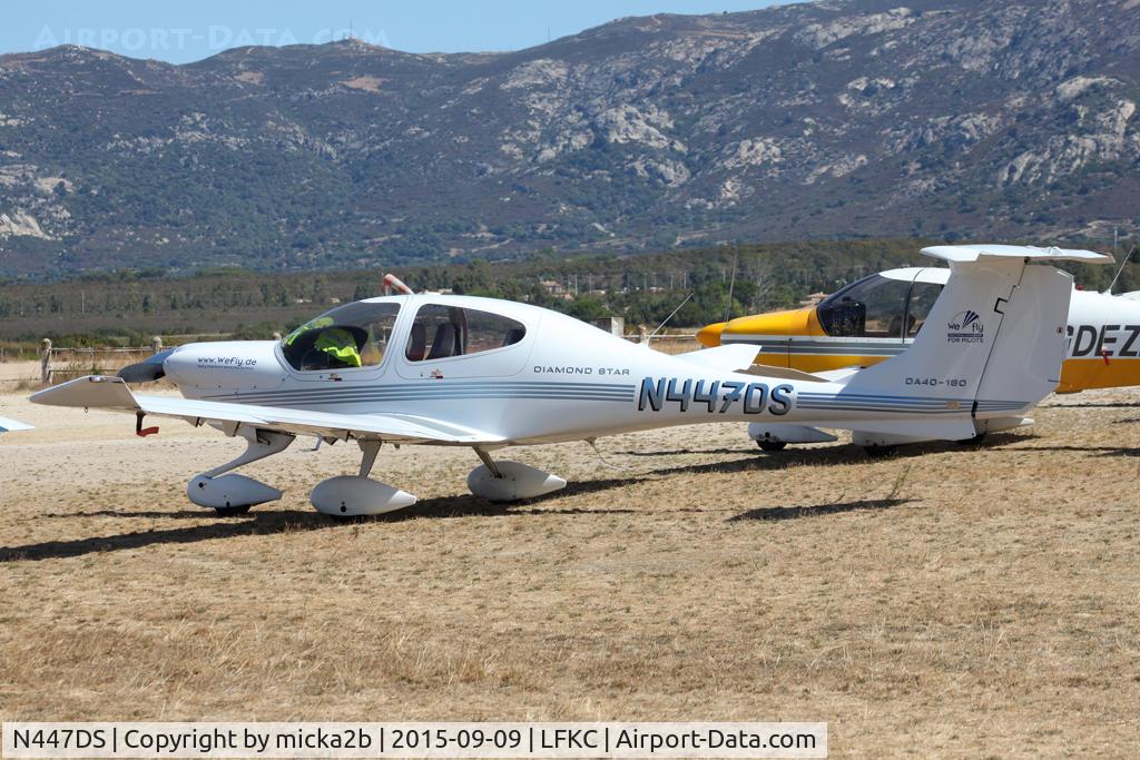 N447DS, 2004 Diamond DA-40 Diamond Star C/N 40.417, Parked