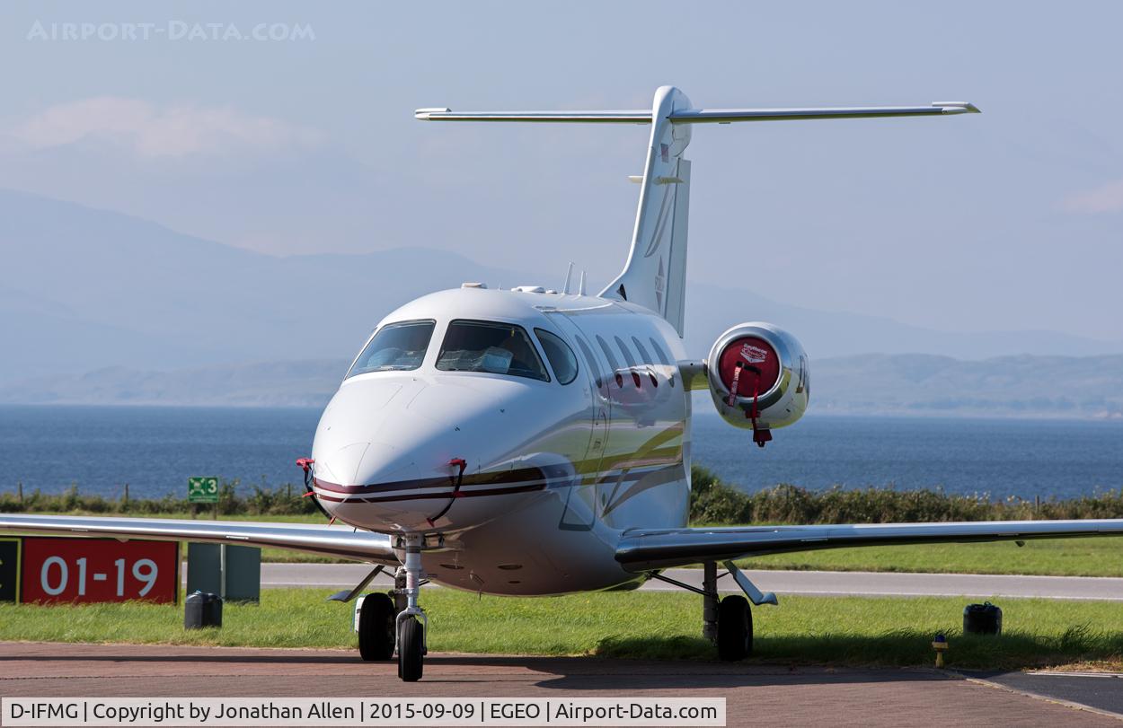 D-IFMG, 2004 Raytheon 390 Premier 1 C/N RB-109, On the apron at Oban Airport.