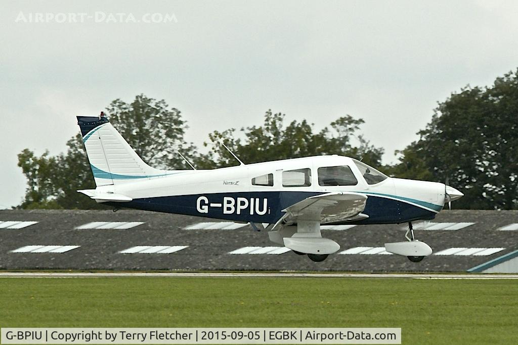 G-BPIU, 1979 Piper PA-28-161 Cherokee Warrior II C/N 28-7916303, At 2015 LAA Rally at Sywell