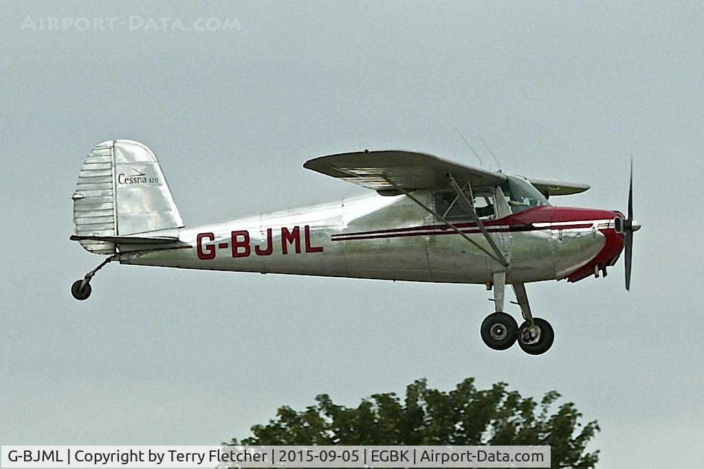 G-BJML, 1946 Cessna 120 C/N 10766, At 2015 LAA Rally at Sywell
