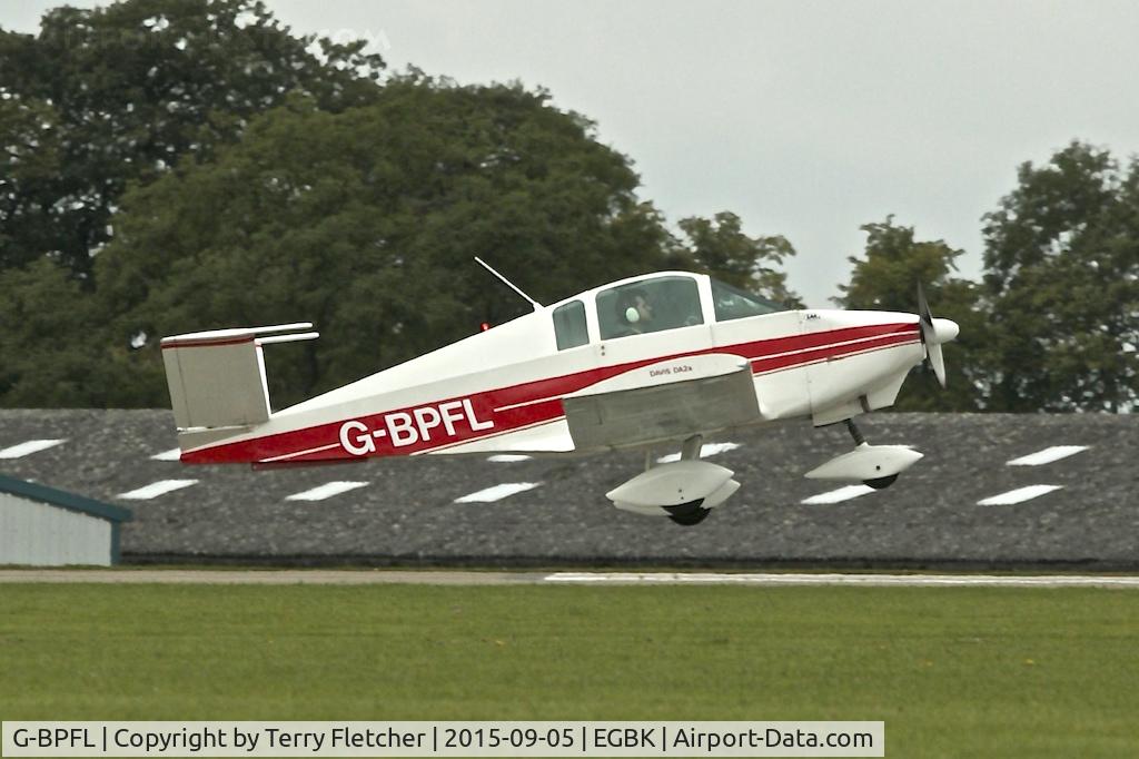 G-BPFL, 1973 Davis DA-2A C/N 051, At 2015 LAA Rally at Sywell