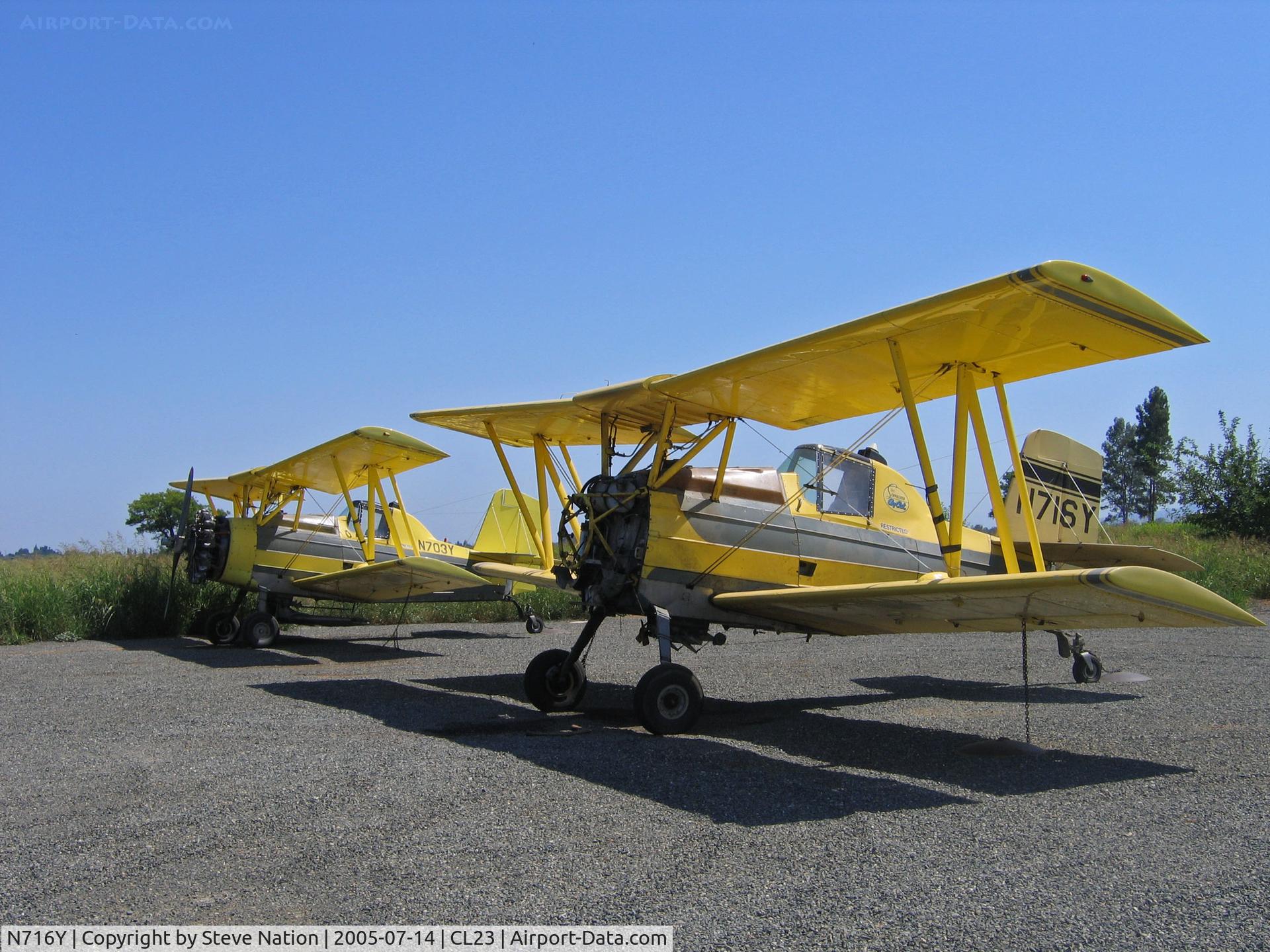 N716Y, 1964 Grumman G-164 C/N 278, Last two piston-engined G-164 Ag-Cats operated by Jones Flying Service (N703Y  and N716Y) - rigged as dusters