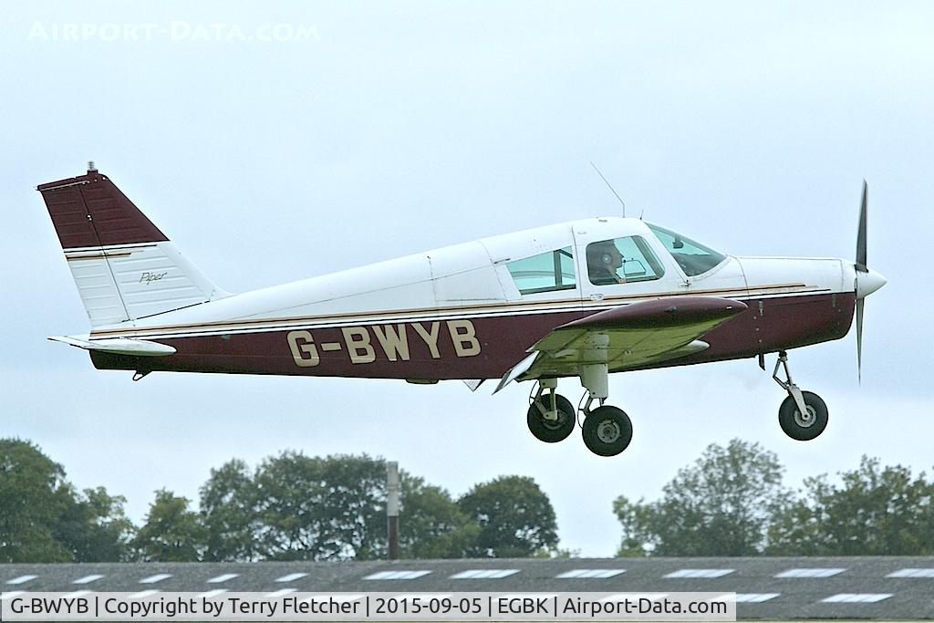 G-BWYB, 1961 Piper PA-28-160 Cherokee Cherokee C/N 28-263, At 2015 LAA Rally at Sywell