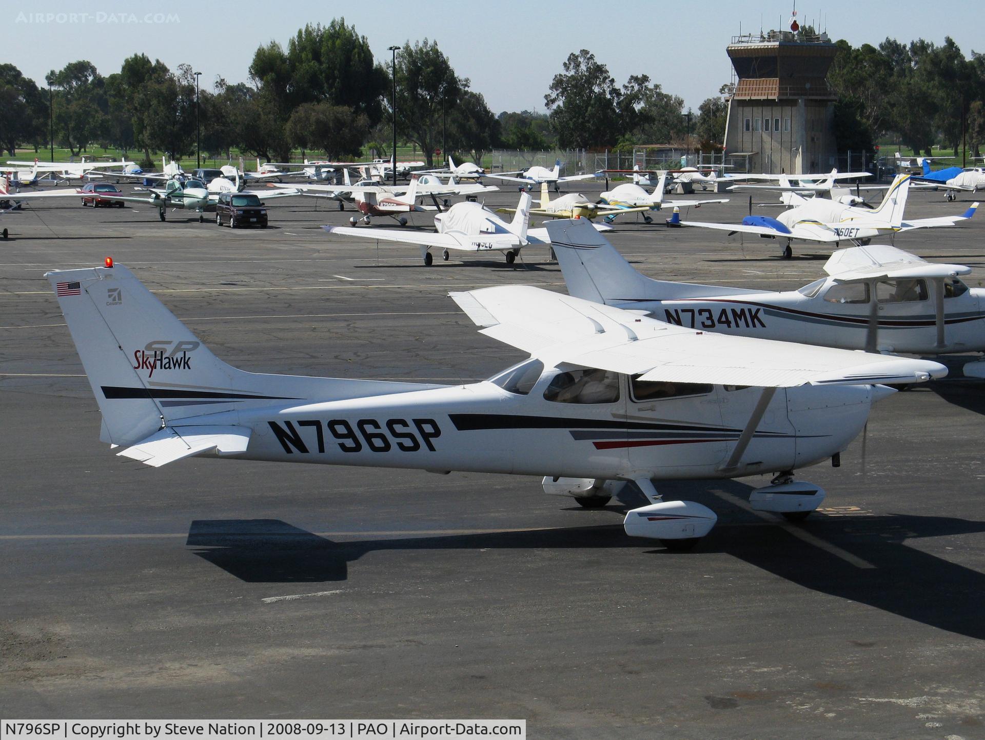 N796SP, 2001 Cessna 172S C/N 172S8720, N796SP and N734MK running-up engines while waiting OK to taxy