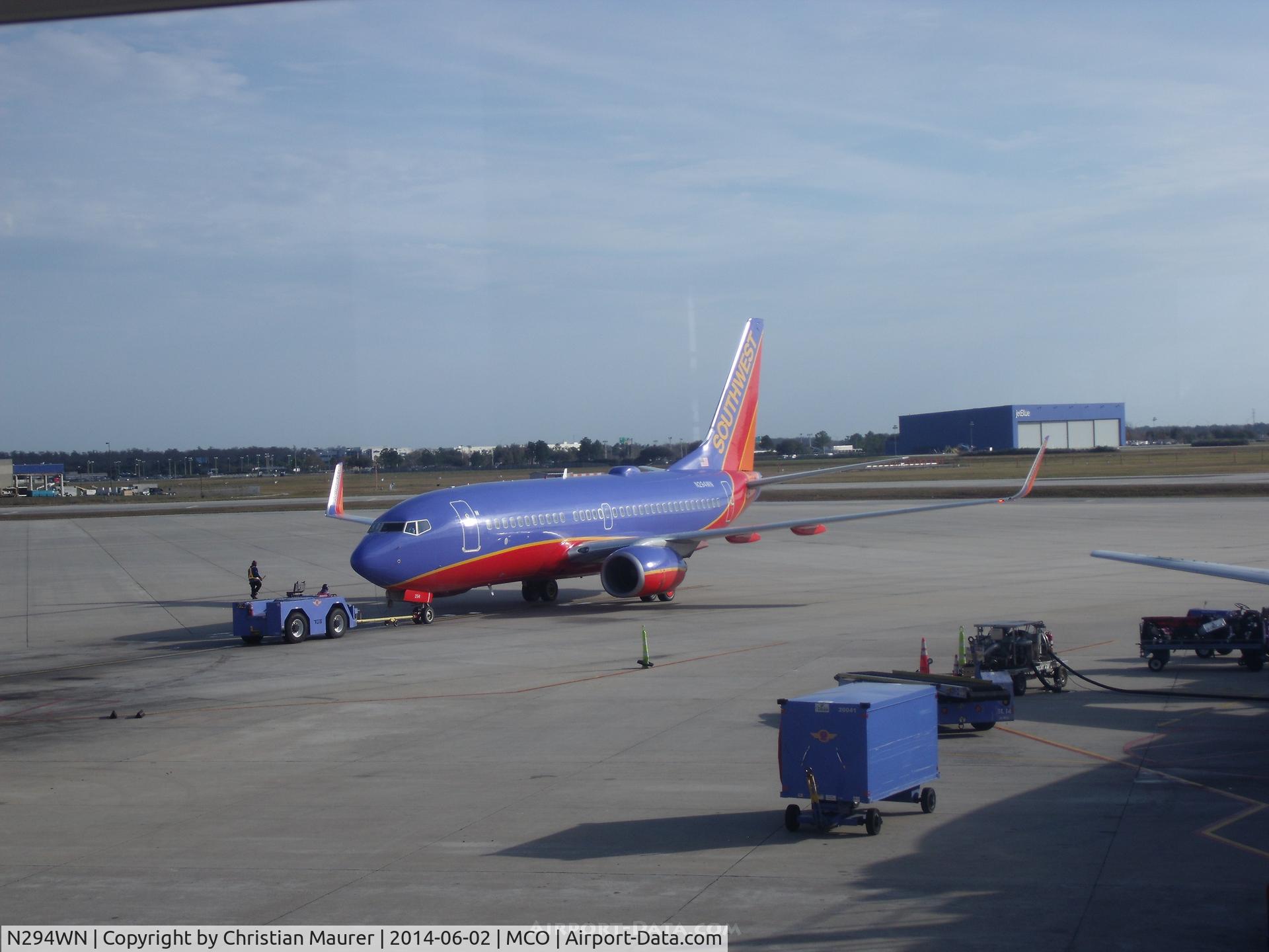 N294WN, 2007 Boeing 737-7H4 C/N 32540, 737-700