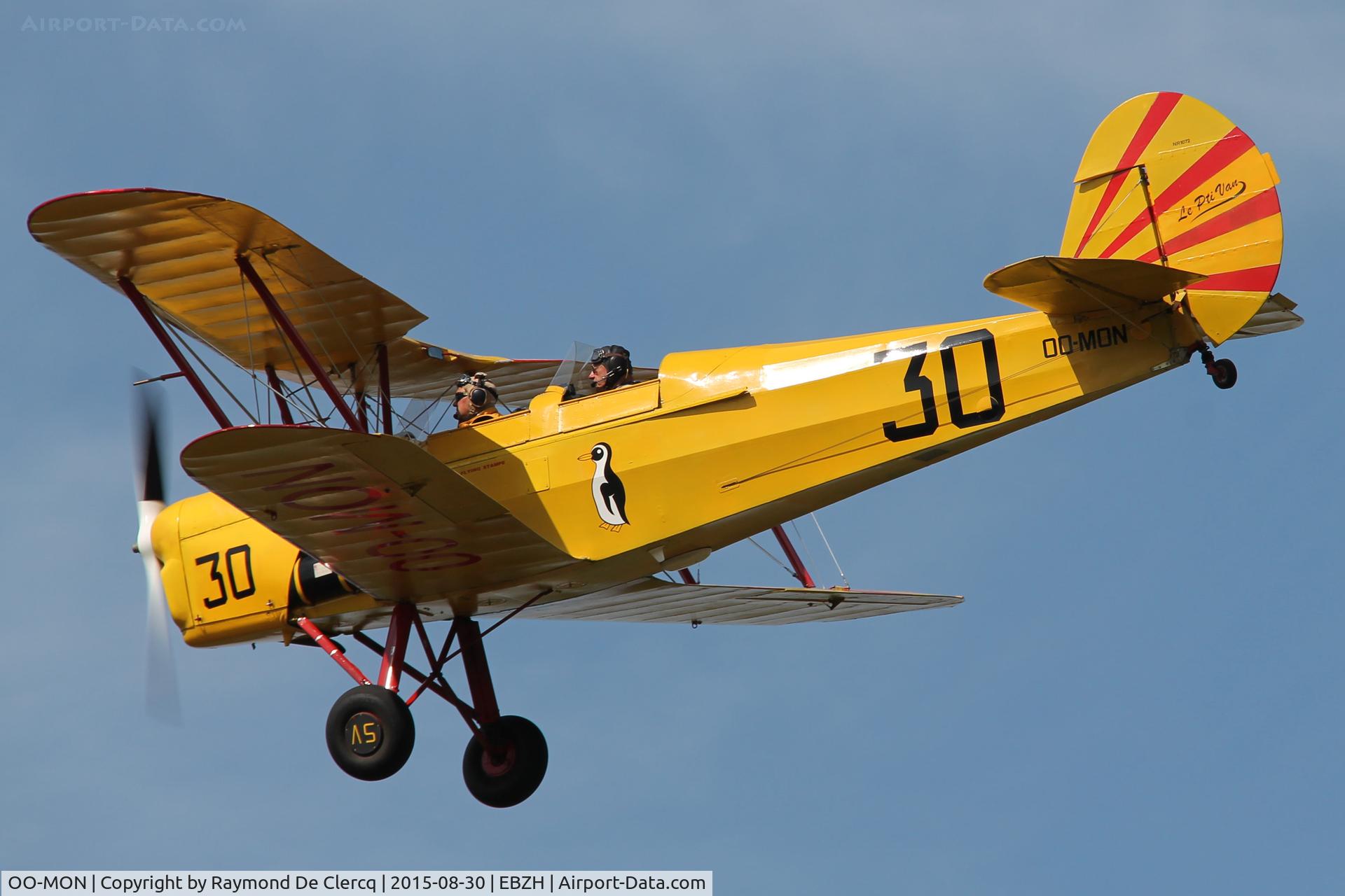 OO-MON, 1951 Stampe-Vertongen SV-4B C/N 1172, Open days at Kiewit/Hasselt.