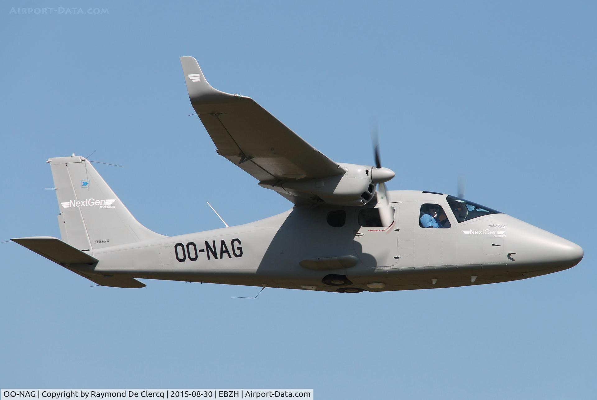 OO-NAG, 2013 Tecnam P-2006T C/N 111, Low pass at Kiewit/Hasselt.