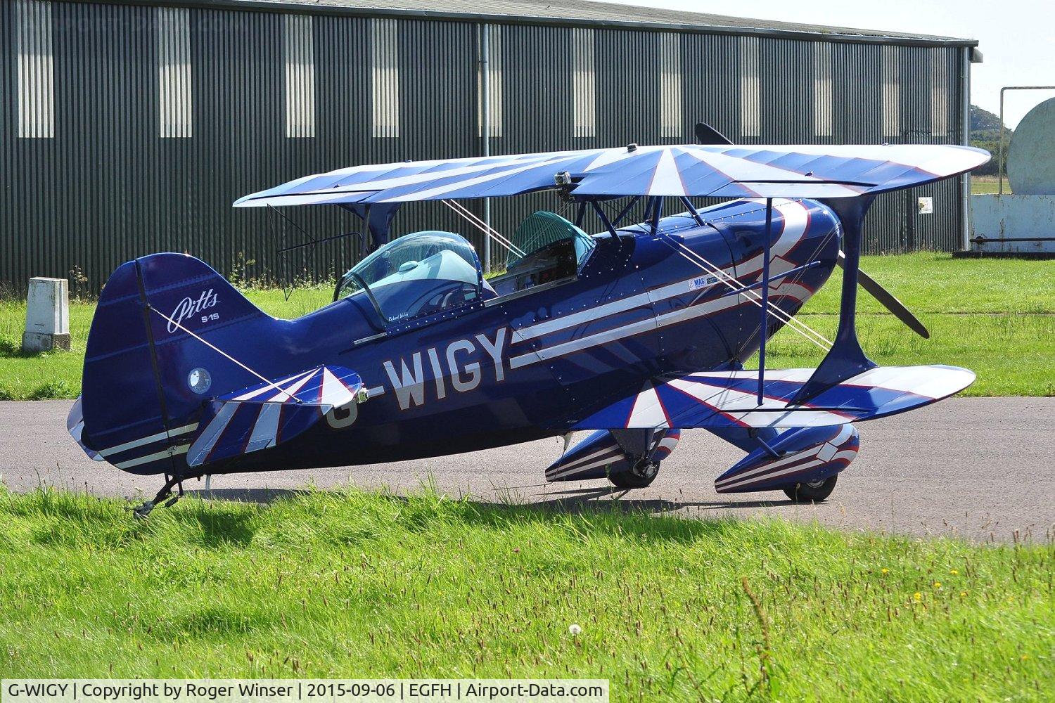 G-WIGY, 1991 Pitts S-1S Special C/N 7-0115, Visiting Pitts Special. Part of Eagle Formation.