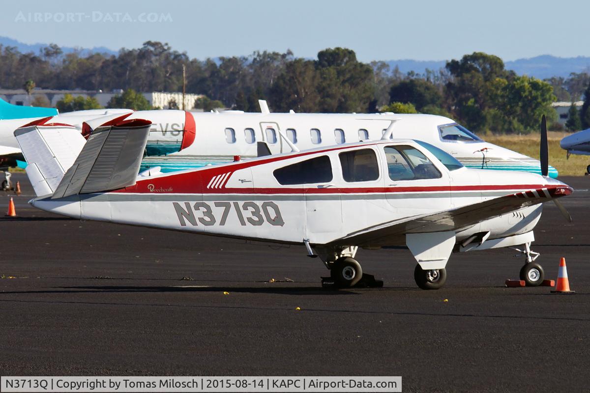 N3713Q, 1966 Beech V35 Bonanza C/N D-8370, 